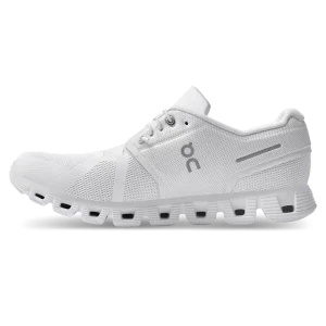 On Cloud 5 Shoes White Chambray - On White Model