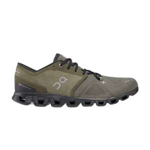 On Cloud X Shoes Khakhi Black - Cloud Comfort